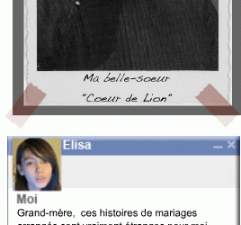 Bà nội : Élisa, parmi tous les membres de la famille de ton grand-père, je garde en mémoire le souvenir de ma belle-sœur préférée, aujourd’hui décédée. Nous la prénommions “Cœur...<div class="addthis_toolbox addthis_default_style addthis_" addthis:url='http://ba-noi.com/blog/coeur-de-lion/' addthis:title='“Cœur de Lion” ' ><a class="addthis_button_preferred_1"></a><a class="addthis_button_preferred_2"></a><a class="addthis_button_preferred_3"></a><a class="addthis_button_preferred_4"></a><a class="addthis_button_compact"></a></div>
